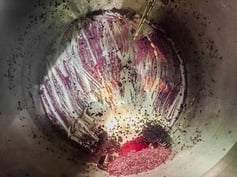 Dirty wine making tank